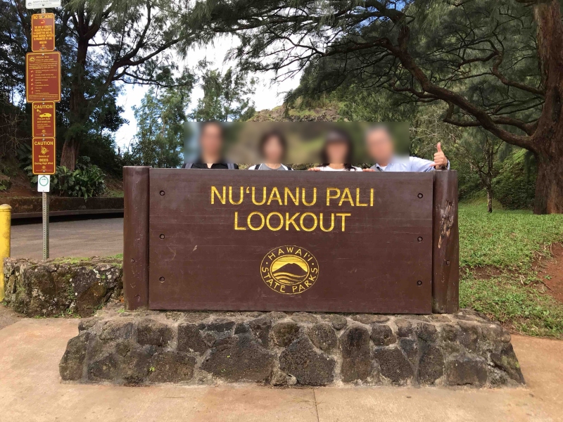 カニアカププ（Kaniakapupu）とヌアヌ・パリ展望台（Nuuanu Pali Look out）